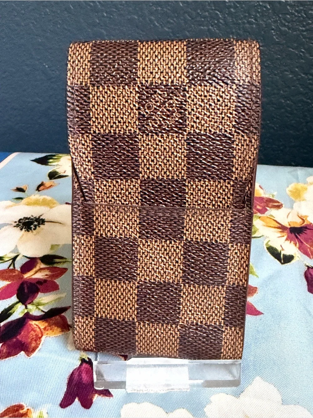 Louis Vuitton Brown Damier Cigarrete/lipstick holder.